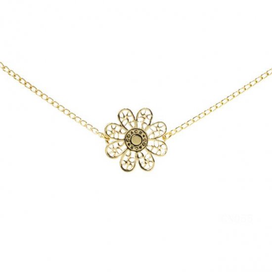 Coach Flower Gold Necklaces CYD - Click Image to Close